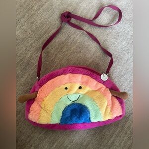 Jelly cat amusables rainbow bag/purse